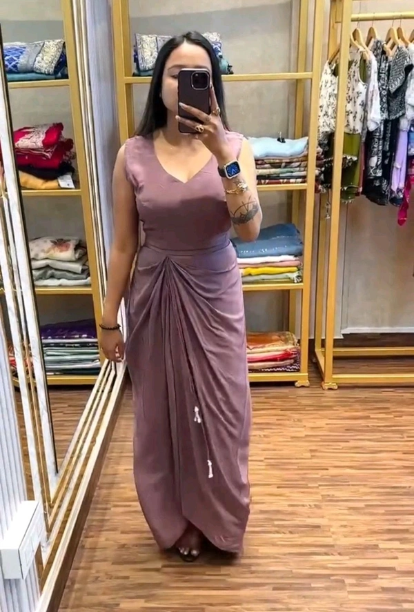 Partywear Readymade Koti With Lehenga - Free Size Upto 42inch