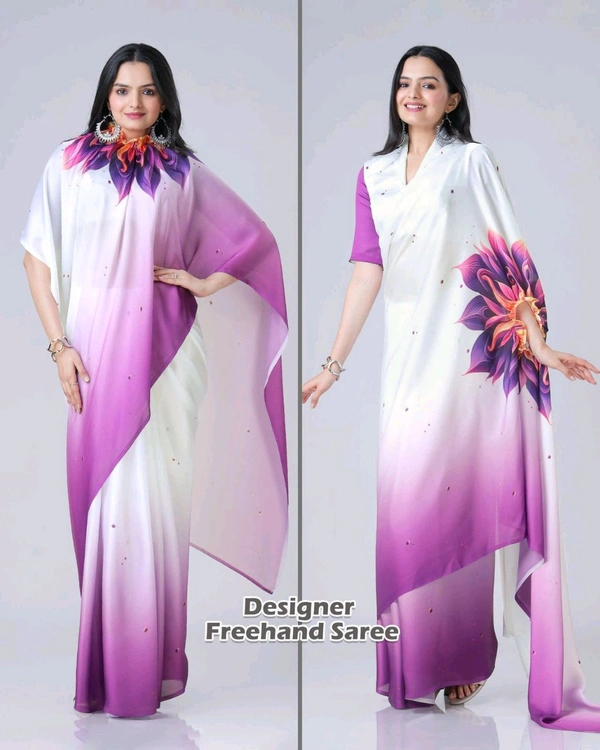 Hands Free Ready To Wear Saree - Design 1