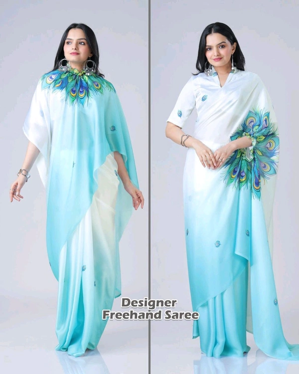 Hands Free Ready To Wear Saree - Design 2