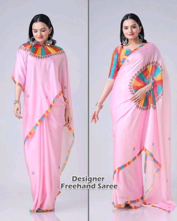 Hands Free Ready To Wear Saree - Design 3