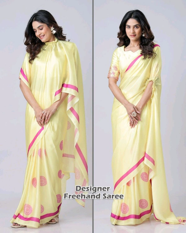 Hands Free Ready To Wear Saree - Design 7