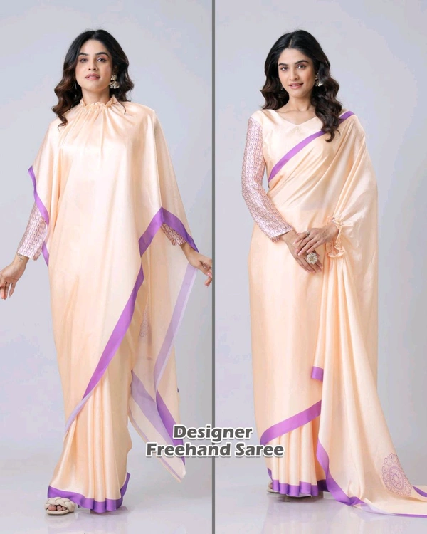 Hands Free Ready To Wear Saree - Design 8
