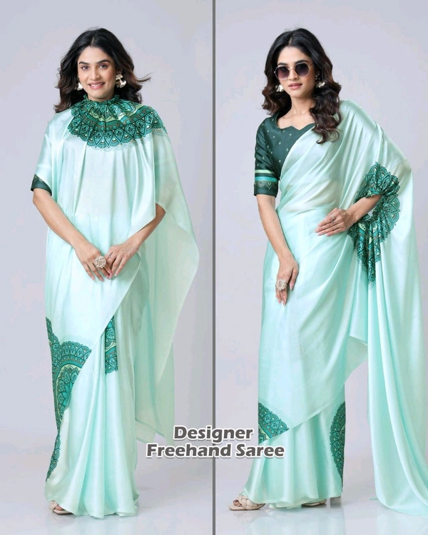 Hands Free Ready To Wear Saree - Design 9