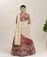 Launching Kalamkari Lehenga Choli - M Upto L Margin, Stiletto