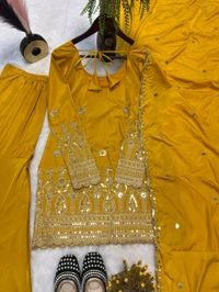 Haldi Special Sharara Suit - M