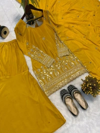 Haldi Special Sharara Suit - M