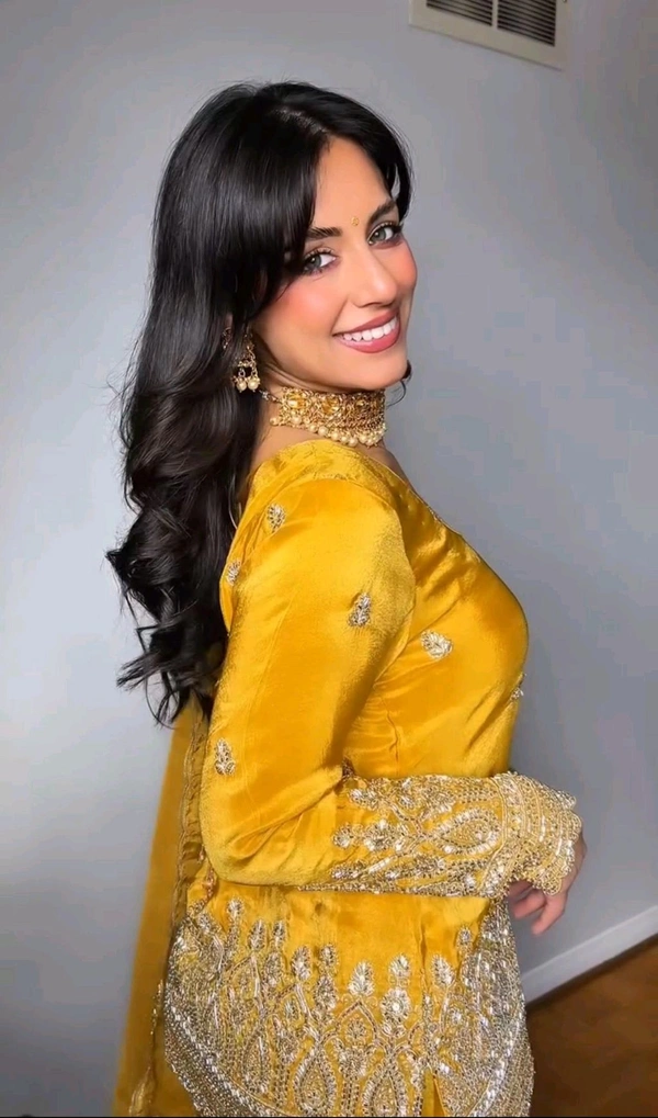 Haldi Special Sharara Suit - XXL