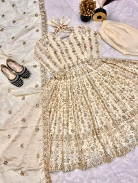 Readymade Alia Cut Anarkali Suit - L