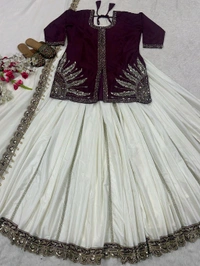 Latest Style Indo Western Lehenga Choli - L