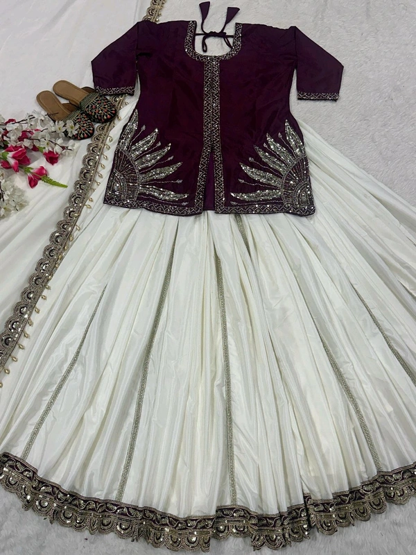 Latest Style Indo Western Lehenga Choli - XXL