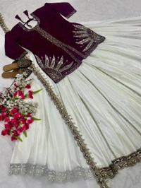 Latest Style Indo Western Lehenga Choli - XXL