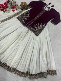 Latest Style Indo Western Lehenga Choli - XXL