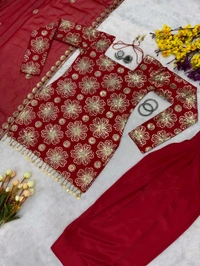 Trending Farsi Suit With Patiyala Pants - XXL