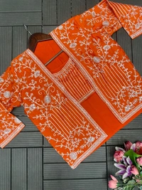 Hot Selling Indo Western Outfit - Orange