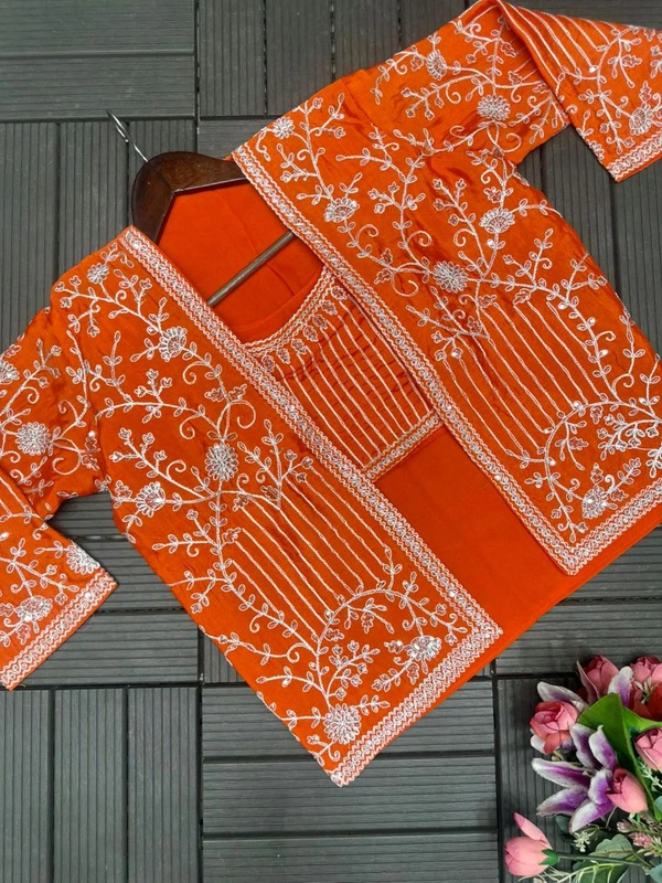 Hot Selling Indo Western Outfit - Orange