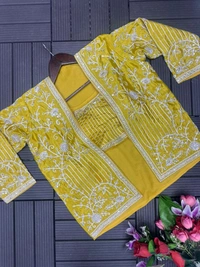 Hot Selling Indo Western Outfit - Yellow