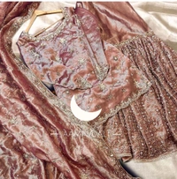 Zimmy Choo Silk Sharara Suit - L