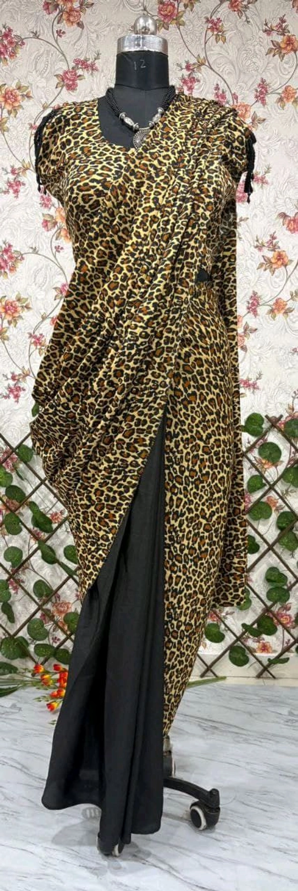 Ready To Wear Saree With Unstitched Blouse Piece