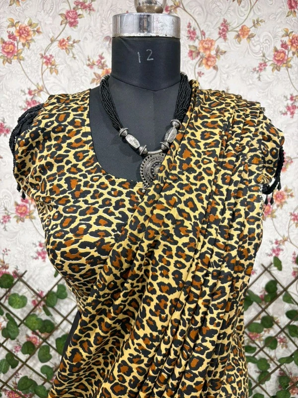 Ready To Wear Saree With Unstitched Blouse Piece