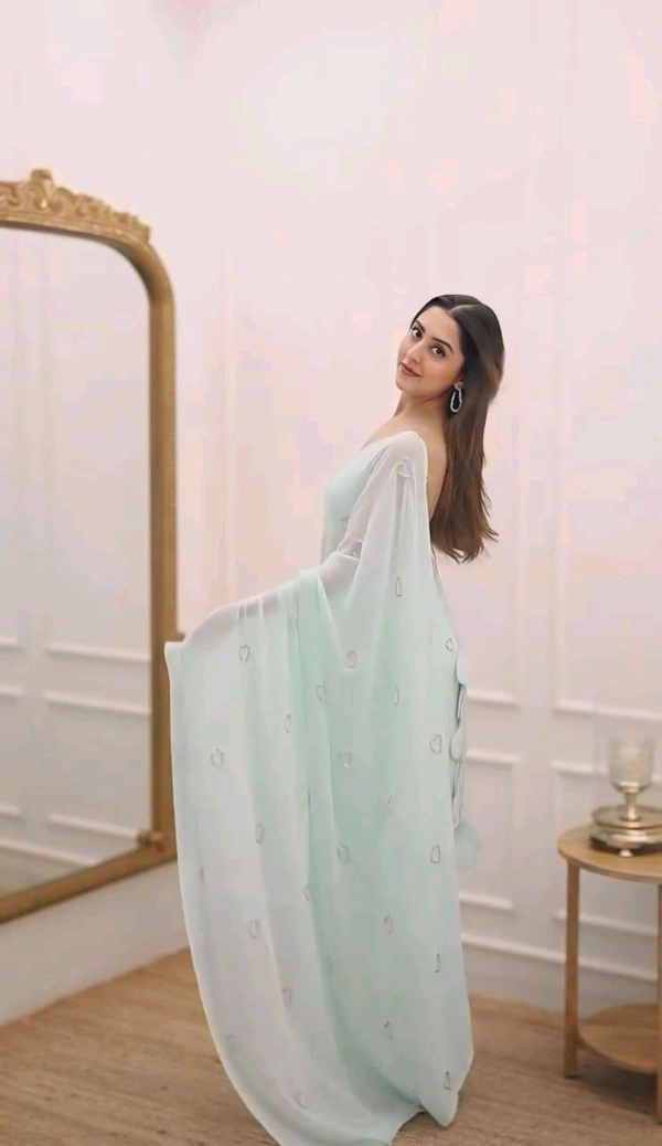 Ready To Wear Saree With Fully Stiched Blouse