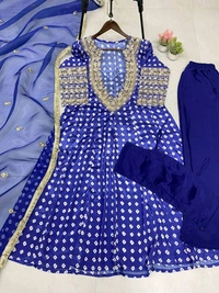 Ready To Wear Kurta Pant With Tube Blouse - XXL