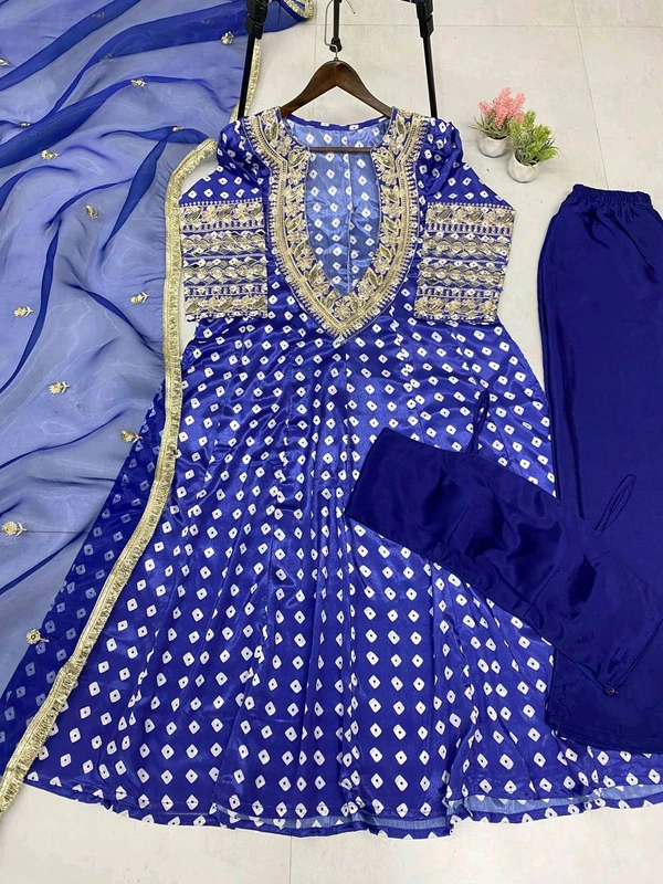 Ready To Wear Kurta Pant With Tube Blouse - XXL
