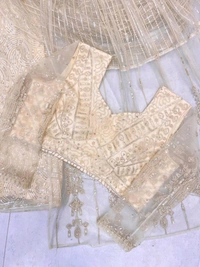 Butterfly Net Ready To Wear Saree With Stiched Blouse