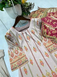 Designer French Crepe Salwar Suit - XXL