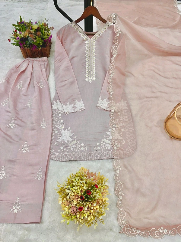 Launching Roman Silk Farsi Salwar Suit - XXL