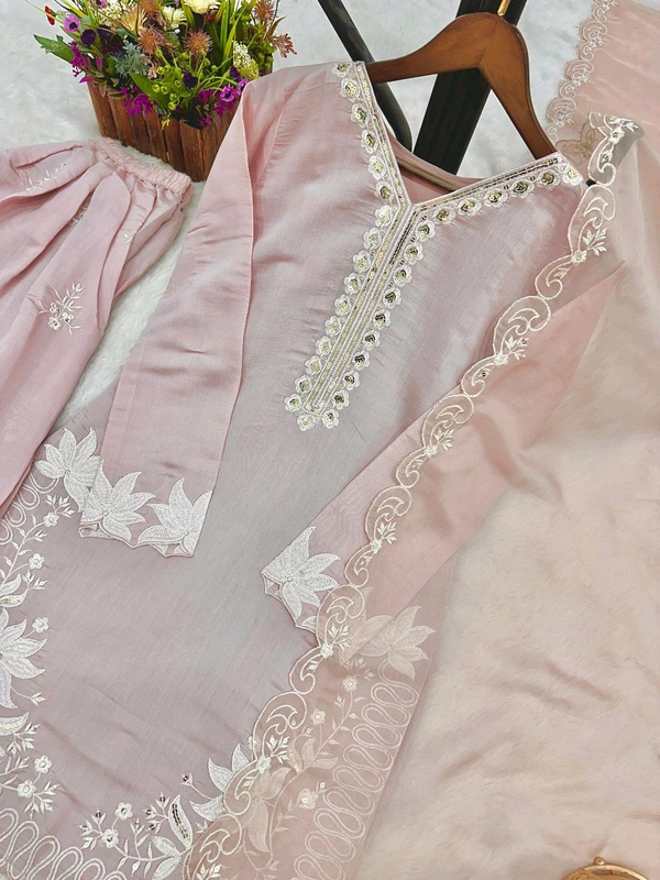 Launching Roman Silk Farsi Salwar Suit - XXL