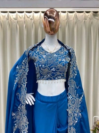Ready To Wear Partywear Indo Western Outfit - Free Size Upto 44