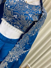 Ready To Wear Partywear Indo Western Outfit - Free Size Upto 44