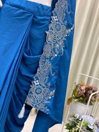 Ready To Wear Partywear Indo Western Outfit - Free Size Upto 44
