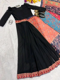 Zip And Go Saree Gown - M