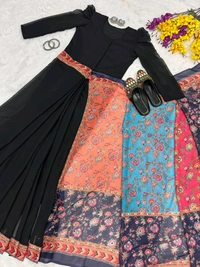 Zip And Go Saree Gown - M