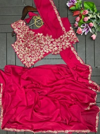 Ready To Wear Saree With Stitched Blouse