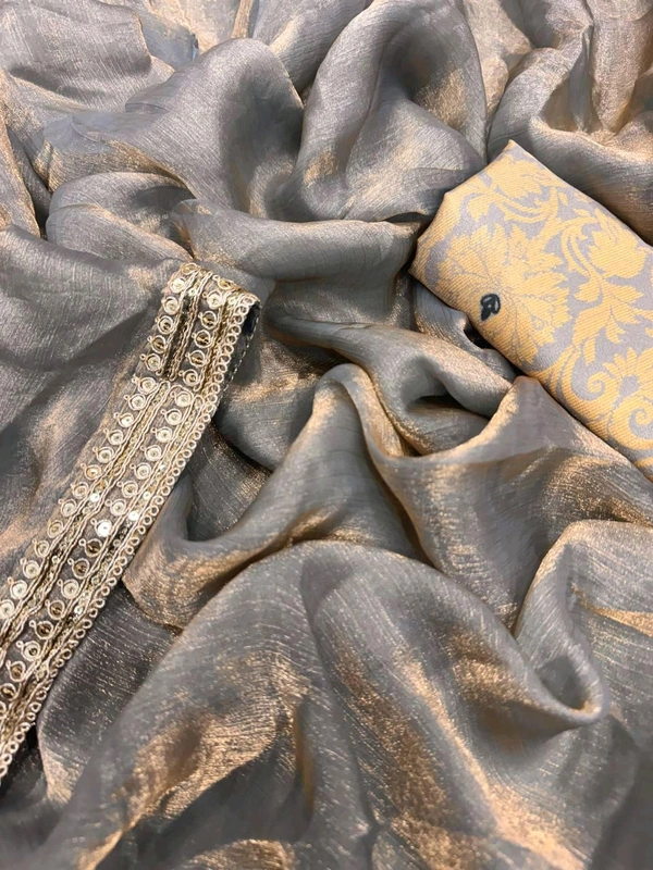 Tamanna Bhatia Inspired Bollywood Saree With Blouse Piece