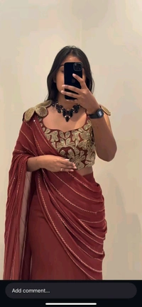 Festive Look One Outfit Into 3 Style Lehenga Saree - Free Size Upto 44inch
