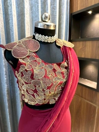 Festive Look One Outfit Into 3 Style Lehenga Saree - Free Size Upto 44inch