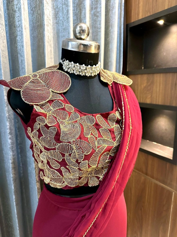 Festive Look One Outfit Into 3 Style Lehenga Saree - Free Size Upto 44inch