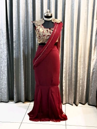 Festive Look One Outfit Into 3 Style Lehenga Saree - Free Size Upto 44inch