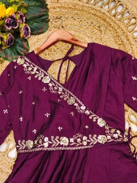 Ready To Wear Pre Draped Saree Gown