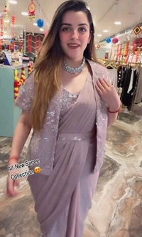Ready To Wear Saree With Koti And Belt - 42in