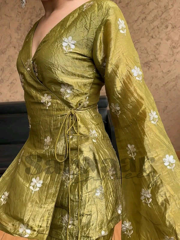 Trending Designer Kurta Plazzo With Dupatta Set - L