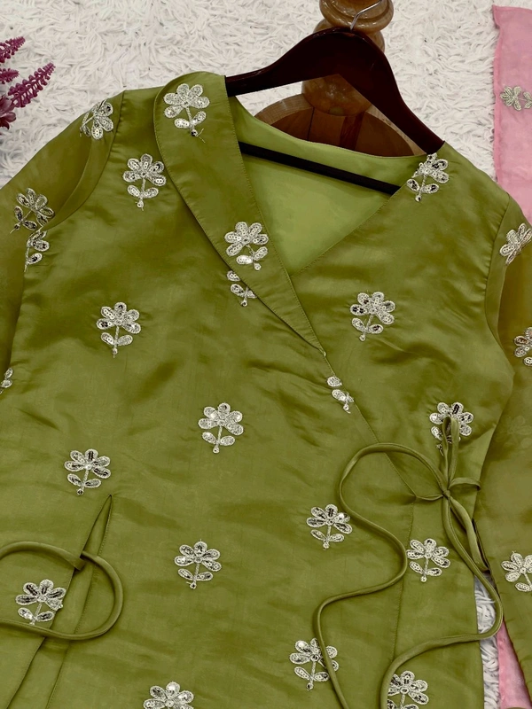 Trending Designer Kurta Plazzo With Dupatta Set - L