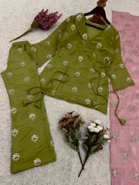 Trending Designer Kurta Plazzo With Dupatta Set - XL