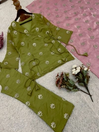 Trending Designer Kurta Plazzo With Dupatta Set - XXL