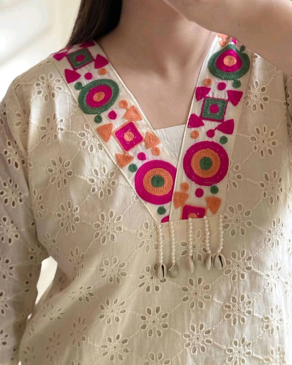 Trending Khadi Cotton Co Ord Set - M
