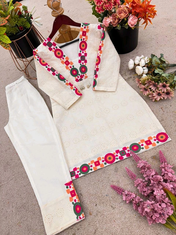 Trending Khadi Cotton Co Ord Set - XL