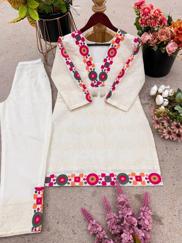 Trending Khadi Cotton Co Ord Set - XXL